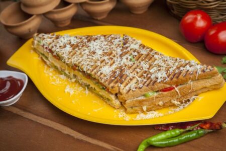 Mumbai Veg Cheese Grill Sandwich 3